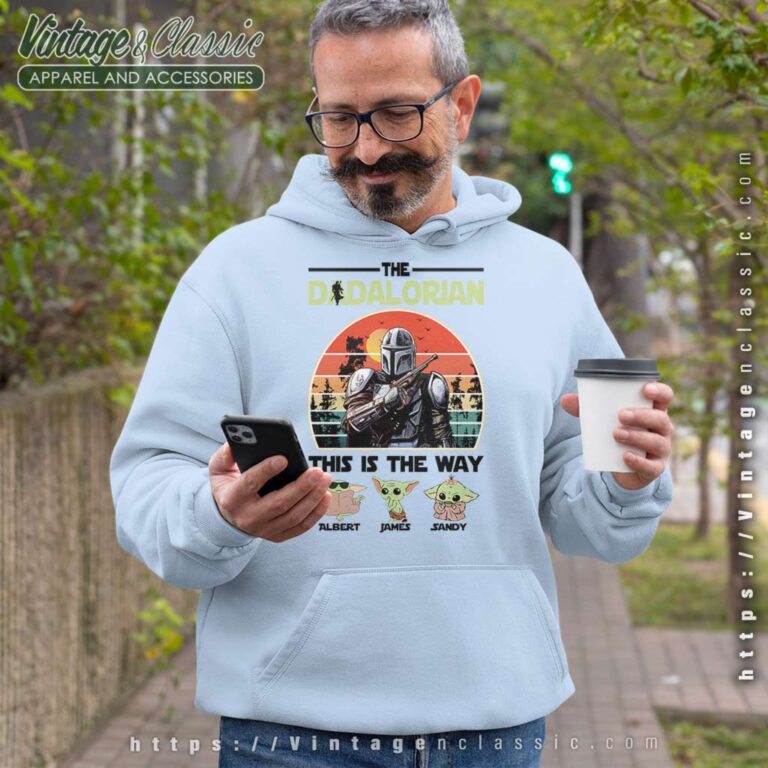 The Dadalorian Custom Baby Yoda Hoodie The Dadalorian Custom Baby Yoda Hoodie