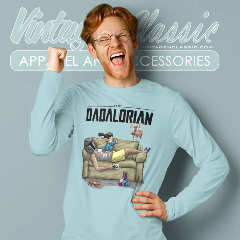 The Dadalorian Star Wars For Dad Funny Long Sleeve Tee The Dadalorian Star Wars For Dad Funny Long Sleeve Tee