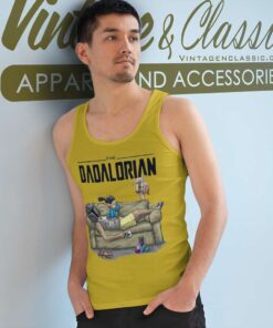 The Dadalorian Star Wars For Dad Funny Shirt 5 The Dadalorian Star Wars For Dad Funny Tank Top Racerback
