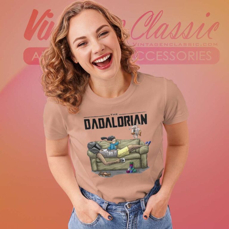 The Dadalorian Star Wars For Dad Funny Women TShirt The Dadalorian Star Wars For Dad Funny Women TShirt