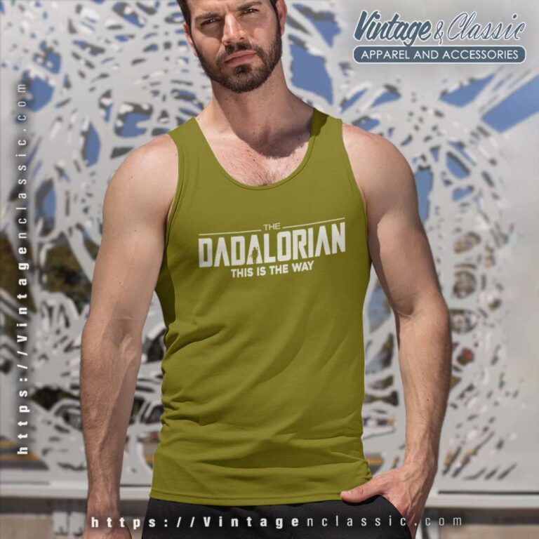 The Dadalorian This Is The Way Tank Top Racerback The Dadalorian This Is The Way Tank Top Racerback