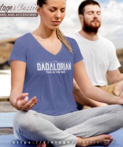 The Dadalorian This Is The Way V Neck TShirt