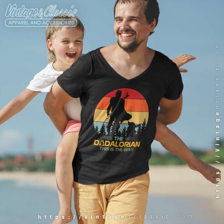 The Dadalorian This Is The Way Vneck The Dadalorian This Is The Way Vneck