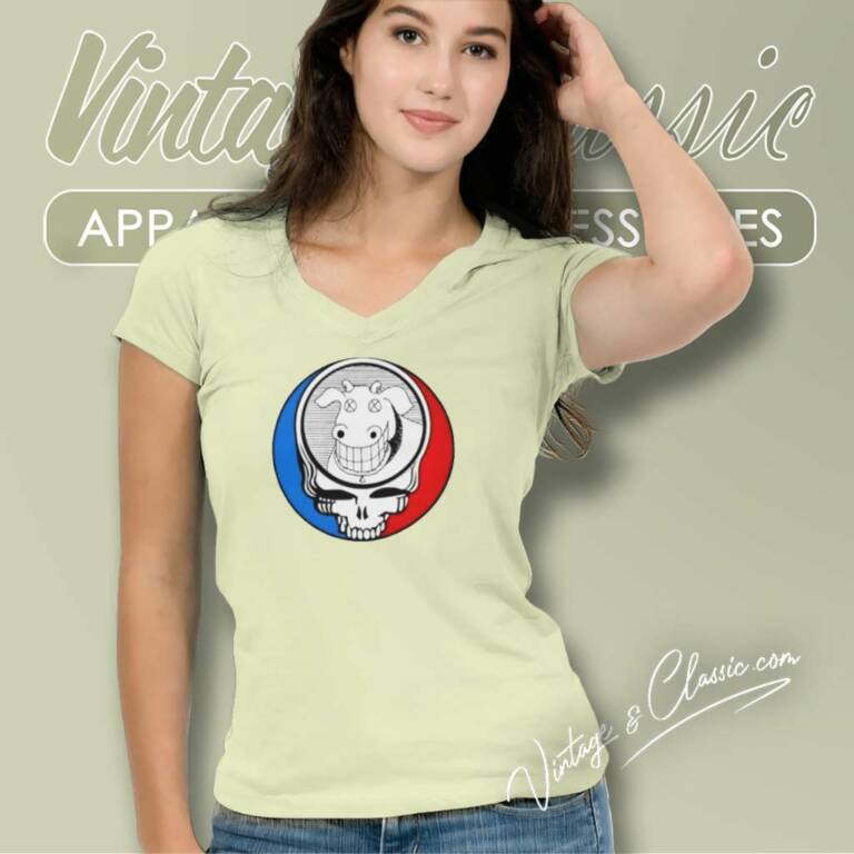 The Dead Milkmen In Grateful Dead V Neck TShirt The Dead Milkmen In Grateful Dead V Neck TShirt