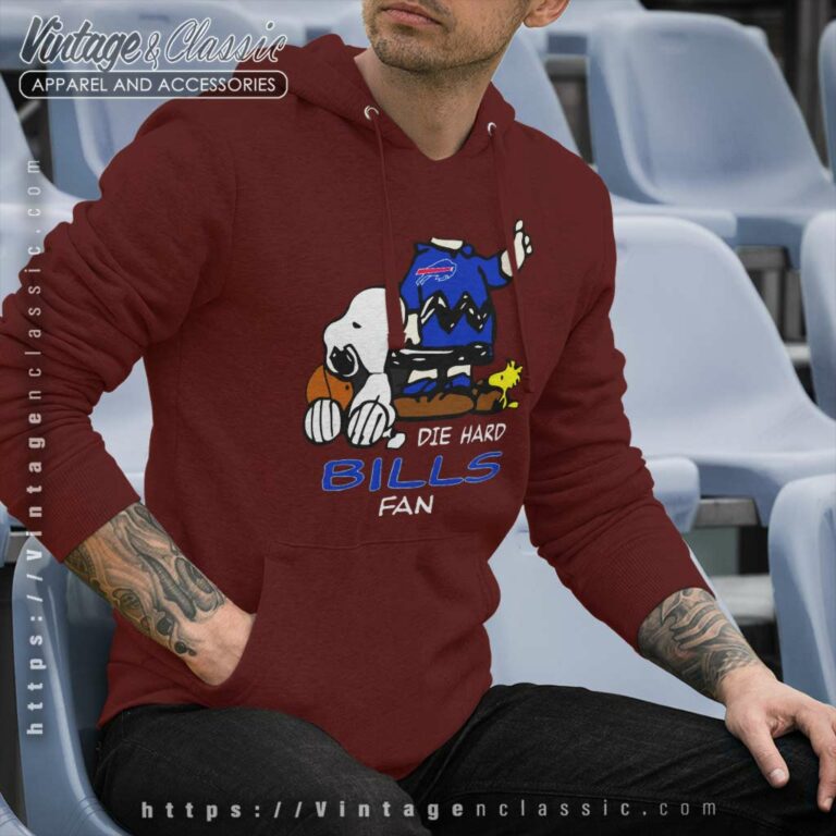 The Die Hard Buffalo Bills Fans Charlie Snoopy Nfl Hoodie The Die Hard Buffalo Bills Fans Charlie Snoopy Nfl Hoodie