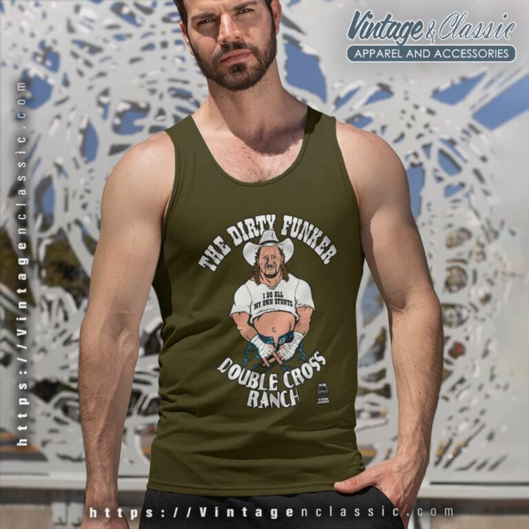 The Dirty Funker Double Cross Ranch Tank Top Racerback The Dirty Funker Double Cross Ranch Tank Top Racerback