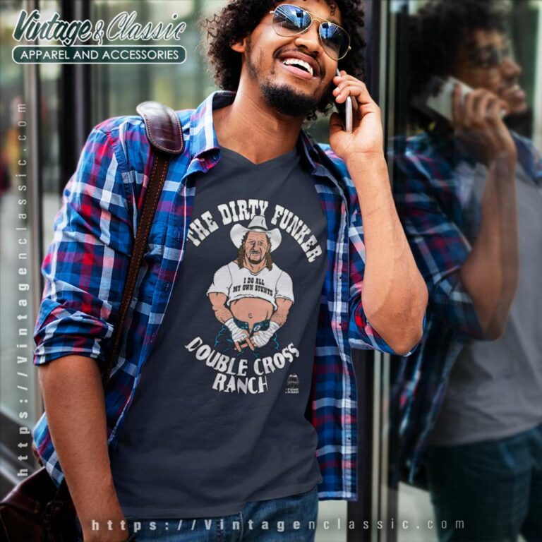 The Dirty Funker Double Cross Ranch V Neck TShirt The Dirty Funker Double Cross Ranch V Neck TShirt