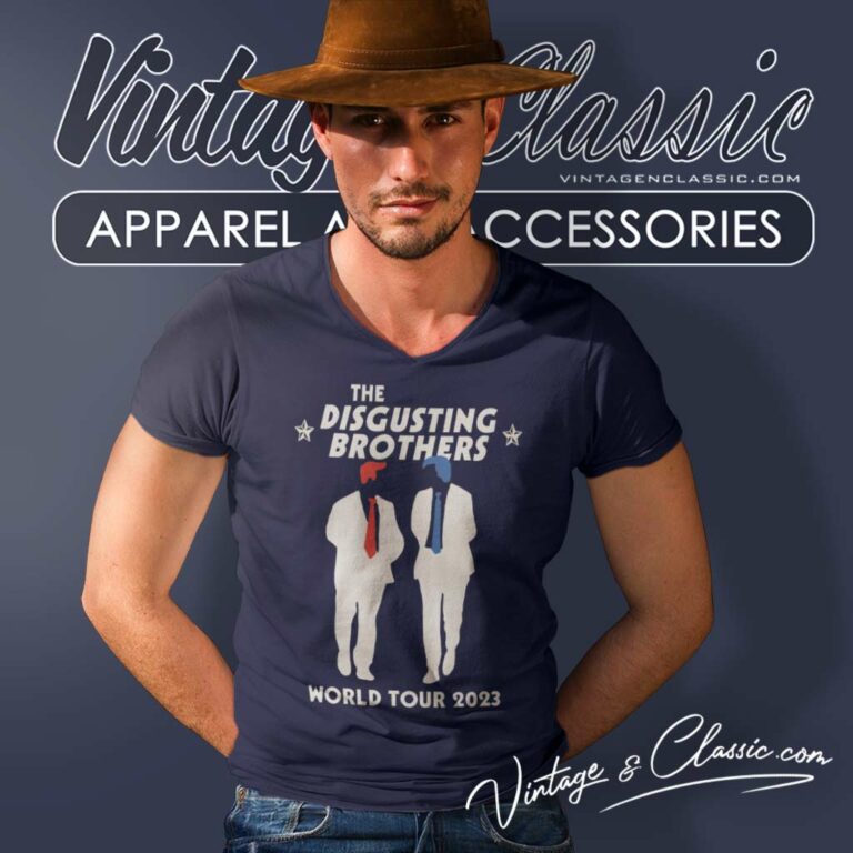 The Disgusting Brothers World Tour 2023 V Neck TShirt The Disgusting Brothers World Tour 2023 V Neck TShirt
