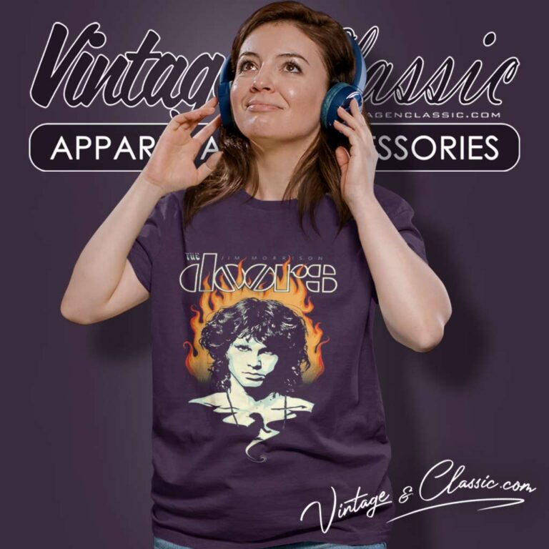 The Doors Jim Morrison Face Women TShirt The Doors Jim Morrison Face Women TShirt