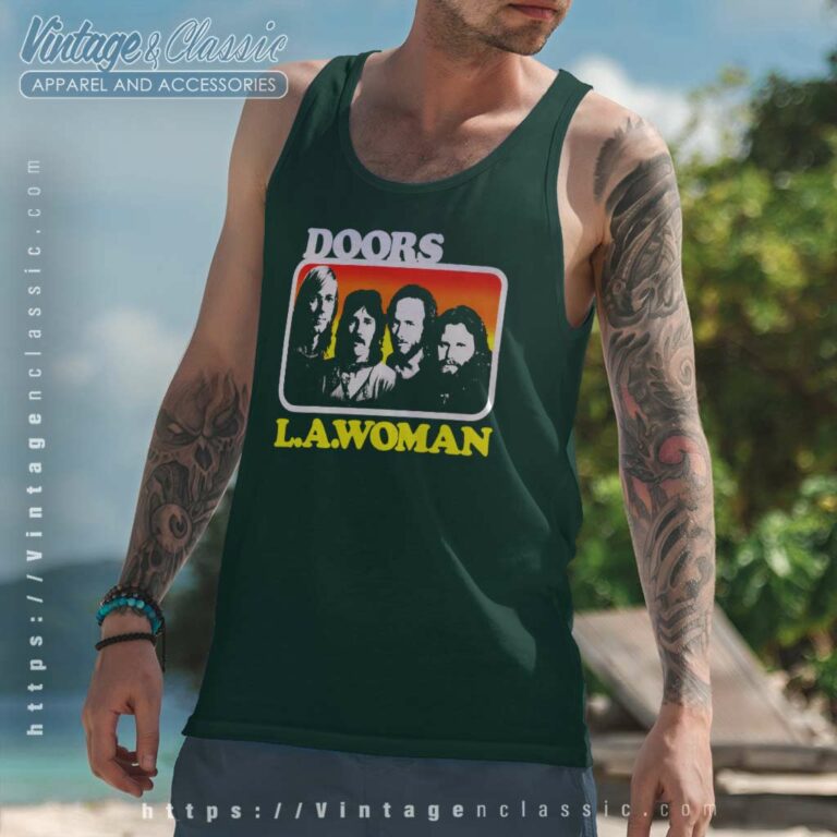 The Doors L A Woman Tank Top Racerback The Doors L A Woman Tank Top Racerback