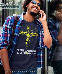 The Doors L A Woman V Neck TShirt