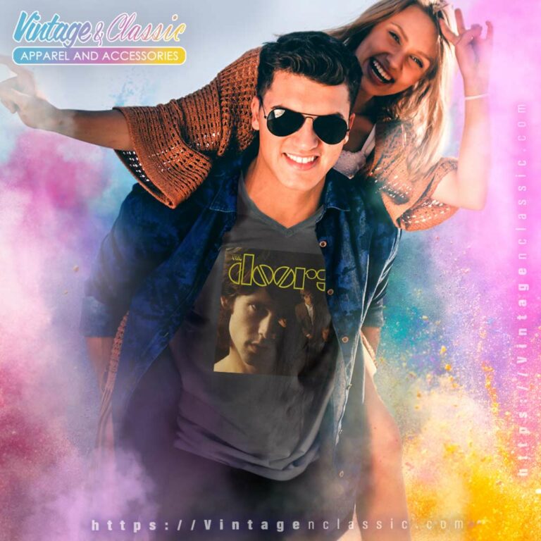 The Doors Light My Fire V Neck TShirt The Doors Light My Fire V Neck TShirt