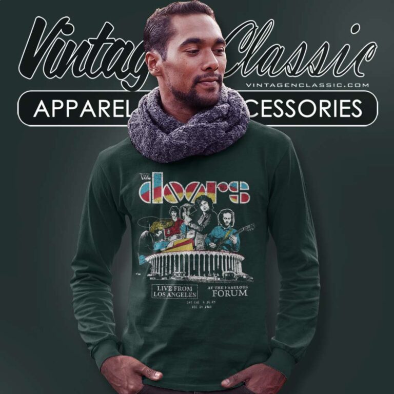 The Doors Live At The Forum 1968 Long Sleeve Tee The Doors Live At The Forum 1968 Long Sleeve Tee