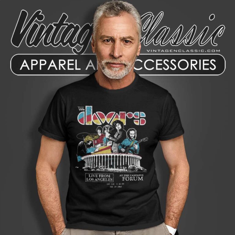 The Doors Live At The Forum 1968 T Shirt The Doors Live At The Forum 1968 T Shirt