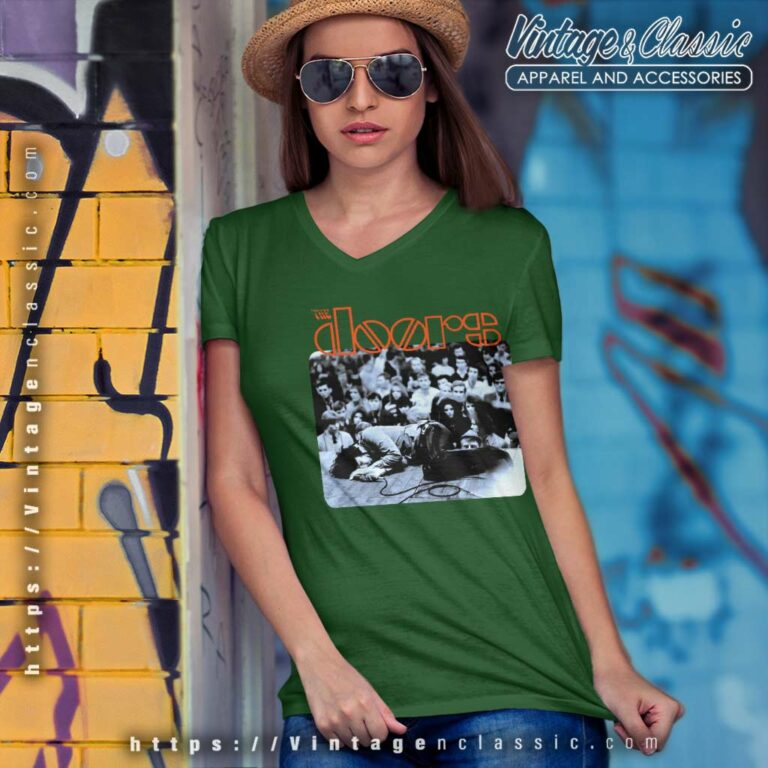 The Doors Live Concert V Neck TShirt The Doors Live Concert V Neck TShirt