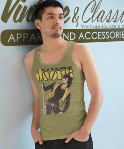 The Doors Shirt Jim Morrison On Stage Tank Top Racerback