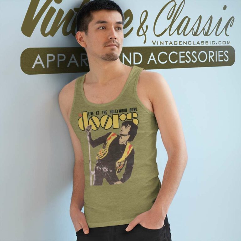 The Doors Shirt Jim Morrison On Stage Tank Top Racerback The Doors Shirt Jim Morrison On Stage Tank Top Racerback