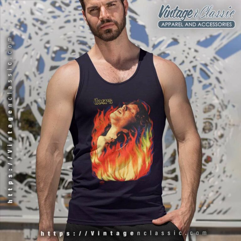 The Doors Shirt Jim Morrison Set The Night On Fire Tank Top Racerback The Doors Shirt Jim Morrison Set The Night On Fire Tank Top Racerback
