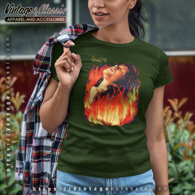 The Doors Shirt Jim Morrison Set The Night On Fire Women TShirt The Doors Shirt Jim Morrison Set The Night On Fire Women TShirt