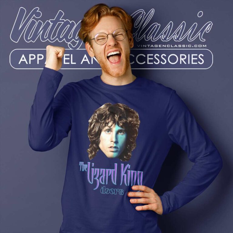 The Doors Shirt The Lizard King Jim Morrison Long Sleeve Tee The Doors Shirt The Lizard King Jim Morrison Long Sleeve Tee