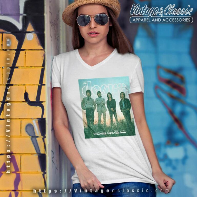 The Doors Shirt Waiting For The Sun V Neck TShirt The Doors Shirt Waiting For The Sun V Neck TShirt