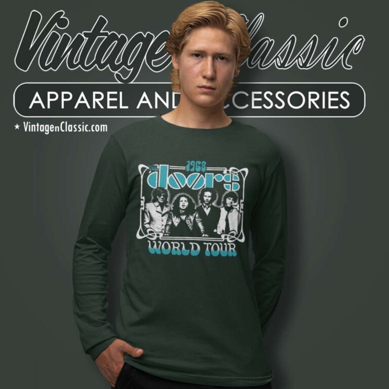 The Doors World Tour 1968 Long Sleeve Tee The Doors World Tour 1968 Long Sleeve Tee