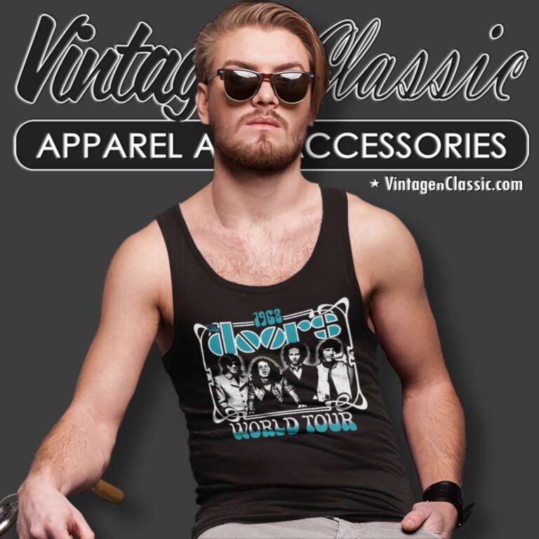 The Doors World Tour 1968 Tank Top Racerback The Doors World Tour 1968 Tank Top Racerback