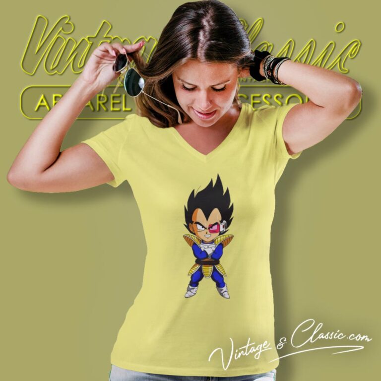 The Dragon Ball Z Scouter V Neck TShirt The Dragon Ball Z Scouter V Neck TShirt