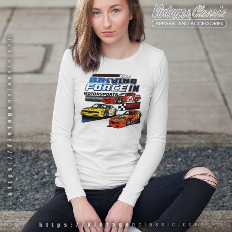 The Driving Force In Motorsport Long Sleeve Tee The Driving Force In Motorsport Long Sleeve Tee