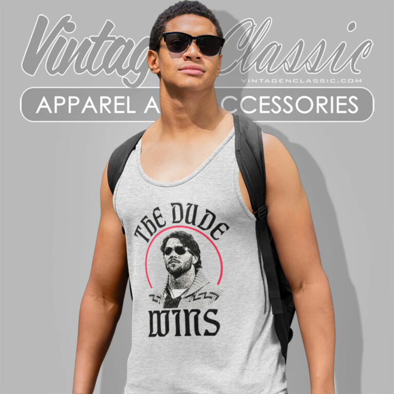 The Dude Wins Buffalo Bills Tank Top Racerback The Dude Wins Buffalo Bills Tank Top Racerback