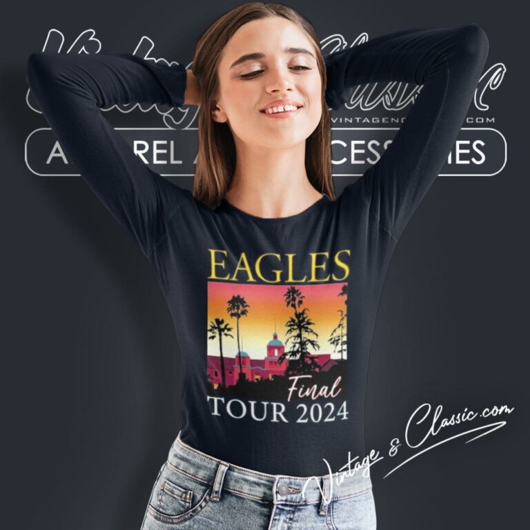 The Eagles 2024 Tour Shirt Eagles Long Goodbye Tour 2024 Long Sleeve Tee The Eagles 2024 Tour Shirt Eagles Long Goodbye Tour 2024 Long Sleeve Tee