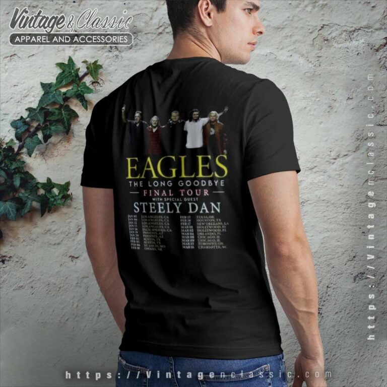 The Eagles 2024 Tour Shirt Eagles Long Goodbye Tour 2024 T Shirt Back Side The Eagles 2024 Tour Shirt Eagles Long Goodbye Tour 2024 T Shirt Back Side