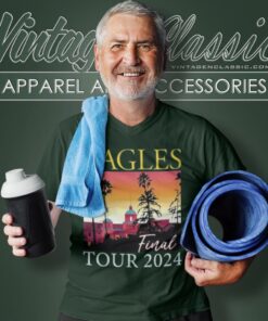 The Eagles 2024 Tour Shirt Eagles Long Goodbye Tour 2024 V Neck TShirt