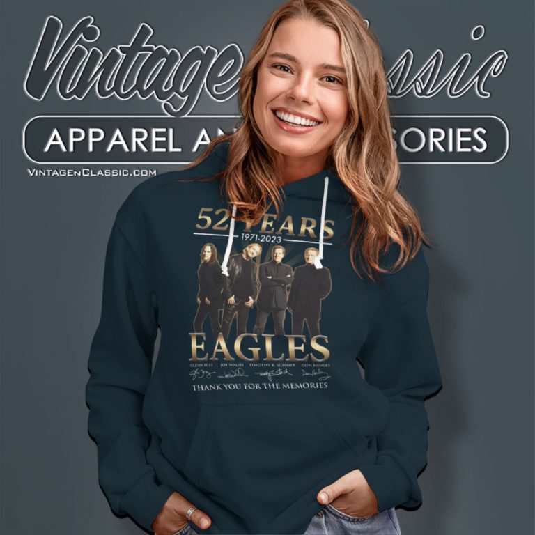 The Eagles Band 52nd Anniversary Hoodie The Eagles Band 52nd Anniversary Hoodie