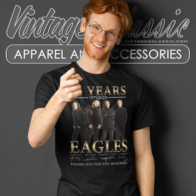 The Eagles Band 52nd Anniversary T Shirt The Eagles Band 52nd Anniversary T Shirt