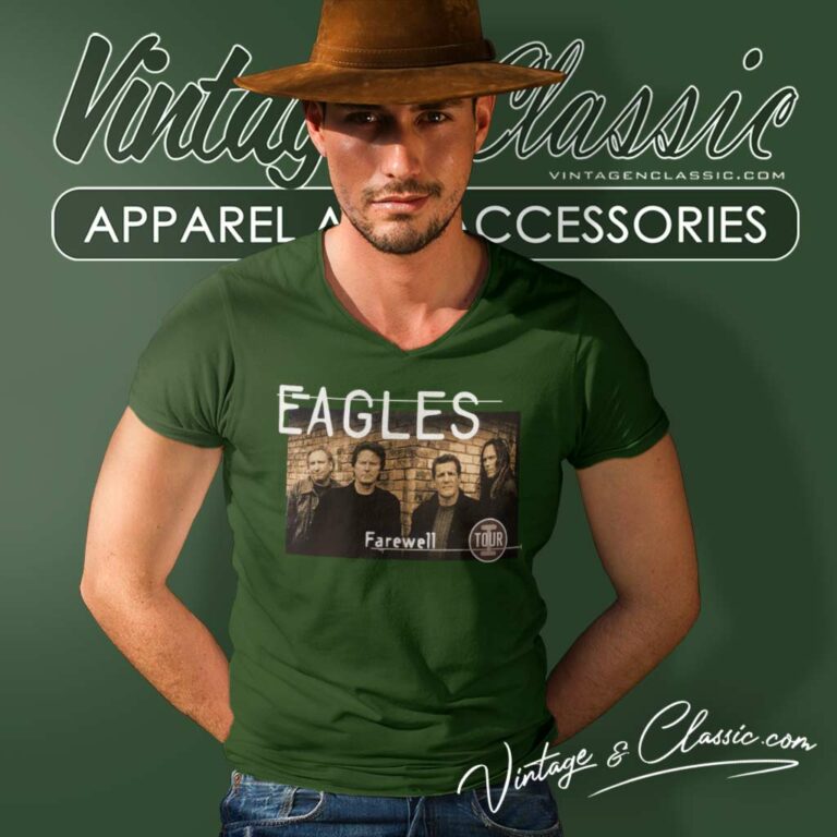 The Eagles Concert Band V Neck TShirt The Eagles Concert Band V Neck TShirt