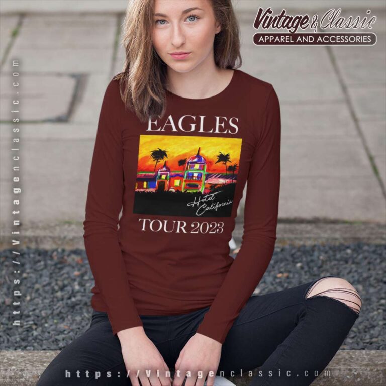 The Eagles Hotel California Tour 2023 Long Sleeve Tee The Eagles Hotel California Tour 2023 Long Sleeve Tee
