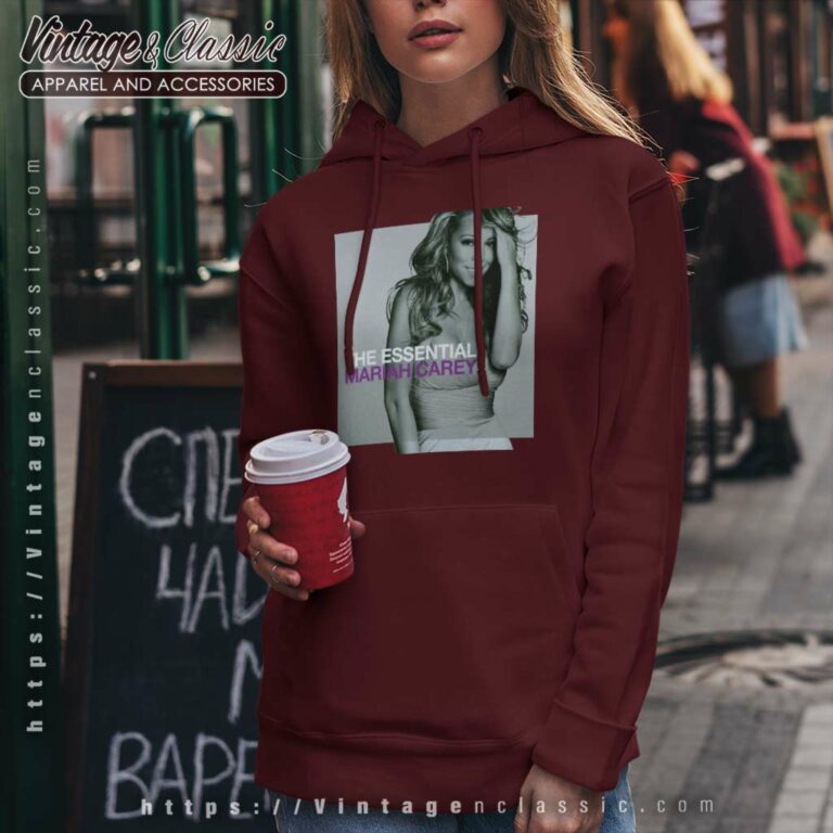The Essential Mariah Carey Album Cover Hoodie The Essential Mariah Carey Album Cover Hoodie