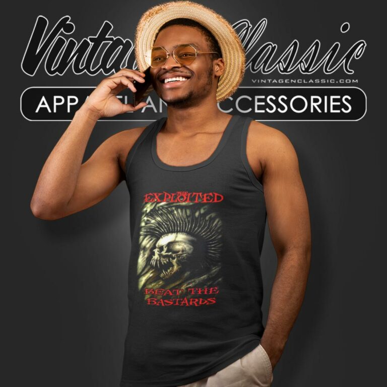 The Exploited Album Cover Tank Top Racerback The Exploited Album Cover Tank Top Racerback