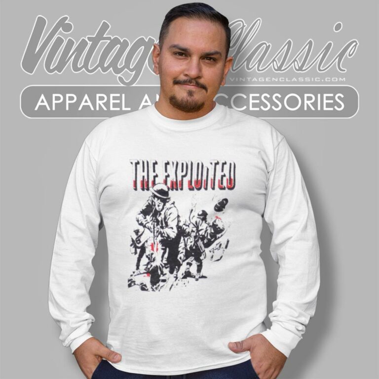 The Exploited Army Life Long Sleeve Tee The Exploited Army Life Long Sleeve Tee