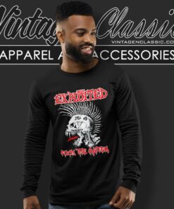 The Exploited Fuck System Shirt 5 The Exploited Fuck System Long Sleeve Tee