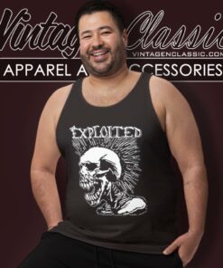 The Exploited Mohican Skull Tank Top Racerback