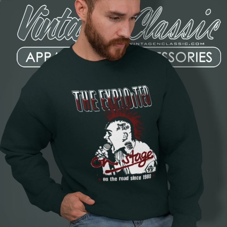 The Exploited On Stage Sweatshirt The Exploited On Stage Sweatshirt