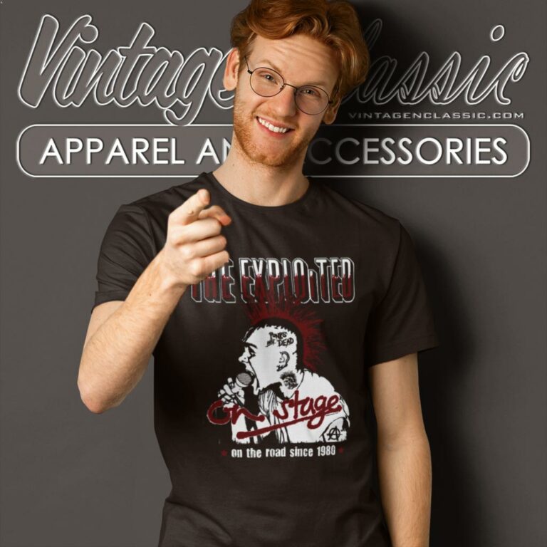 The Exploited On Stage T Shirt The Exploited On Stage T Shirt