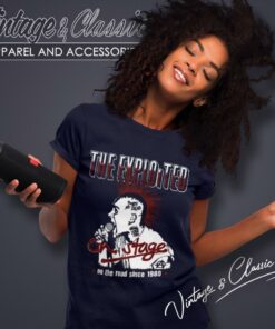 The Exploited On Stage Women T Shirt