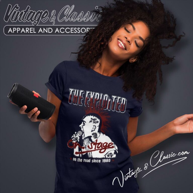 The Exploited On Stage Women T Shirt The Exploited On Stage Women T Shirt