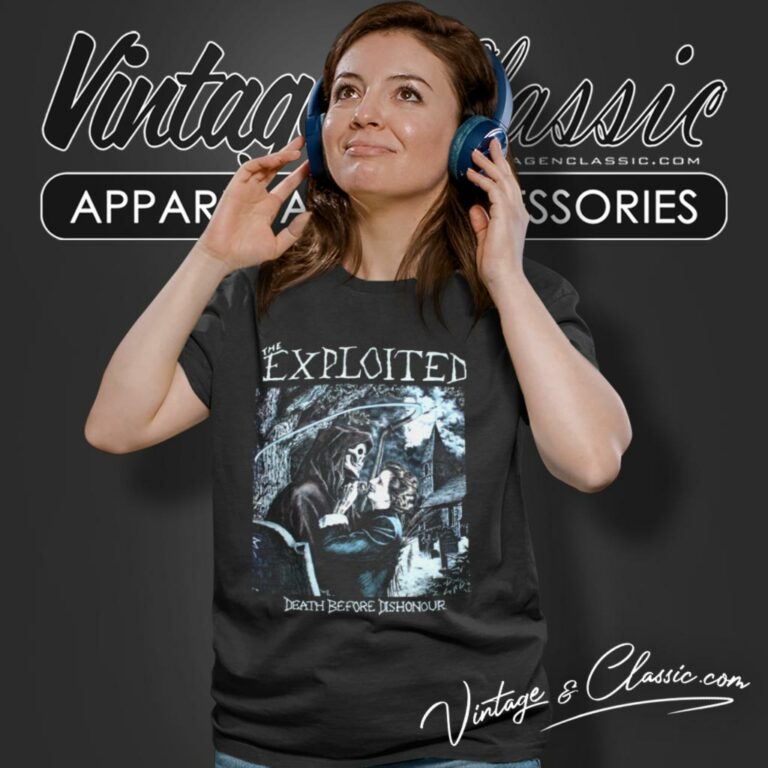 The Exploited Shirt Death Before Dishonour Women T Shirt The Exploited Shirt Death Before Dishonour Women T Shirt