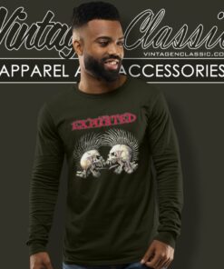 The Exploited Shirt Fuck The System 4 The Exploited Shirt Fuck The System Long Sleeve Tee