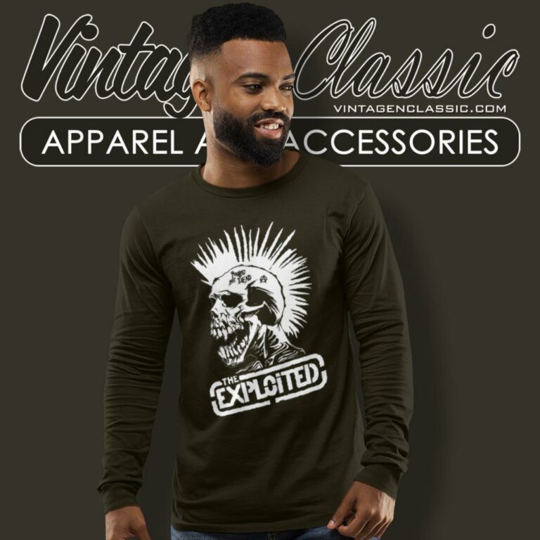 The Exploited Shirt Punk Is Not Dead Long Sleeve Tee The Exploited Shirt Punk Is Not Dead Long Sleeve Tee