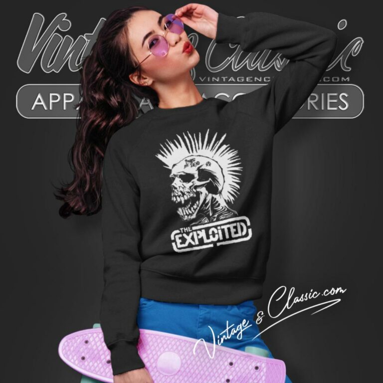 The Exploited Shirt Punk Is Not Dead Sweatshirt The Exploited Shirt Punk Is Not Dead Sweatshirt